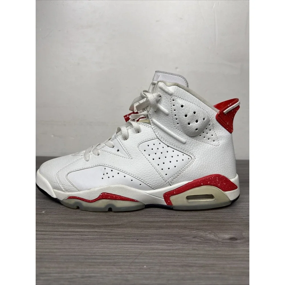 Jordan Air Jordan 6 Retro Red Oreo High Top White Red CT8529-162 SZ 11